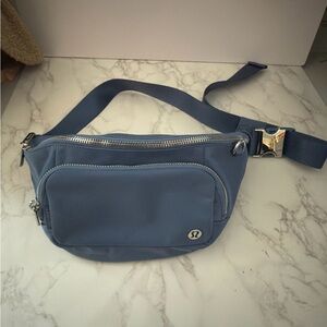 Blue Lululemon Xl Belt Bag
